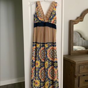 Ann Taylor Multi colored maxi dress